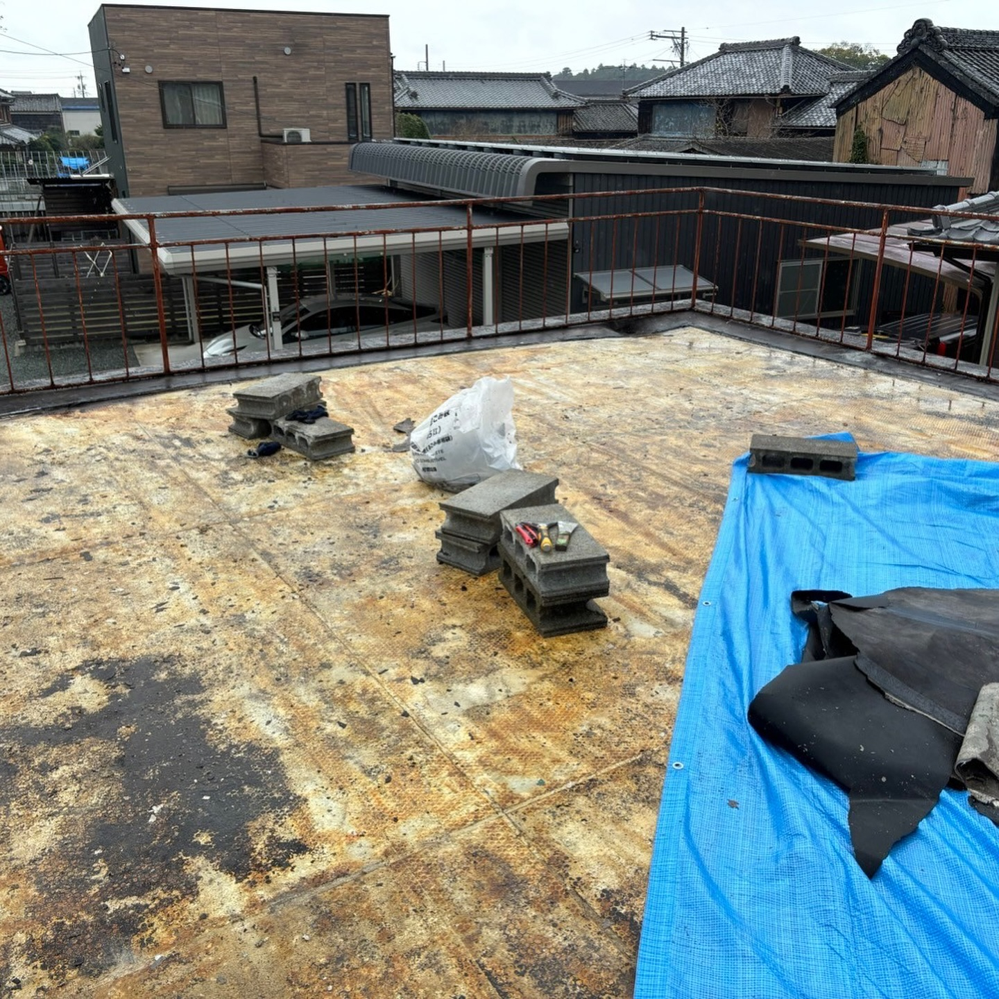 シート防水撤去しました☔️