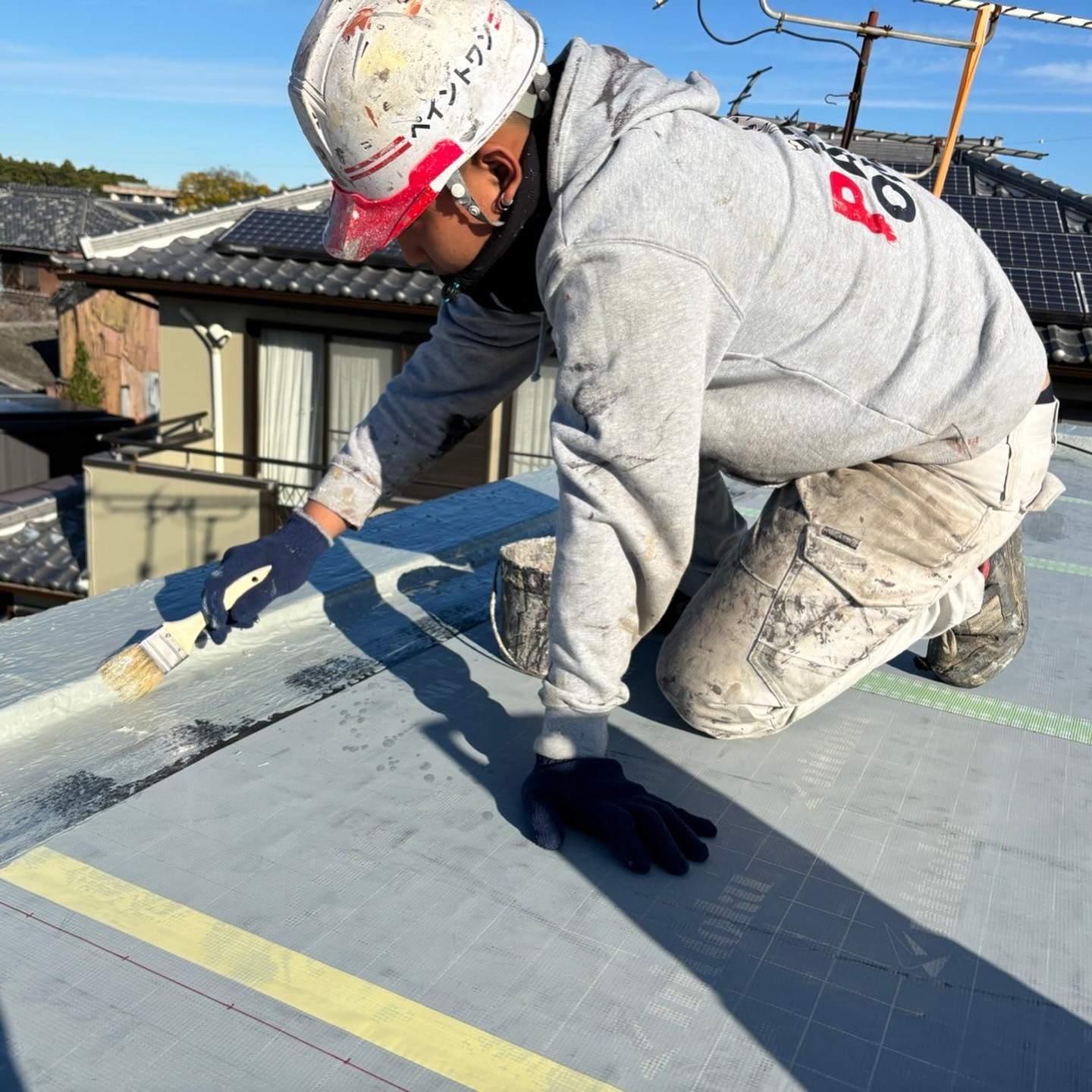 防水は一層目までハラハラします。